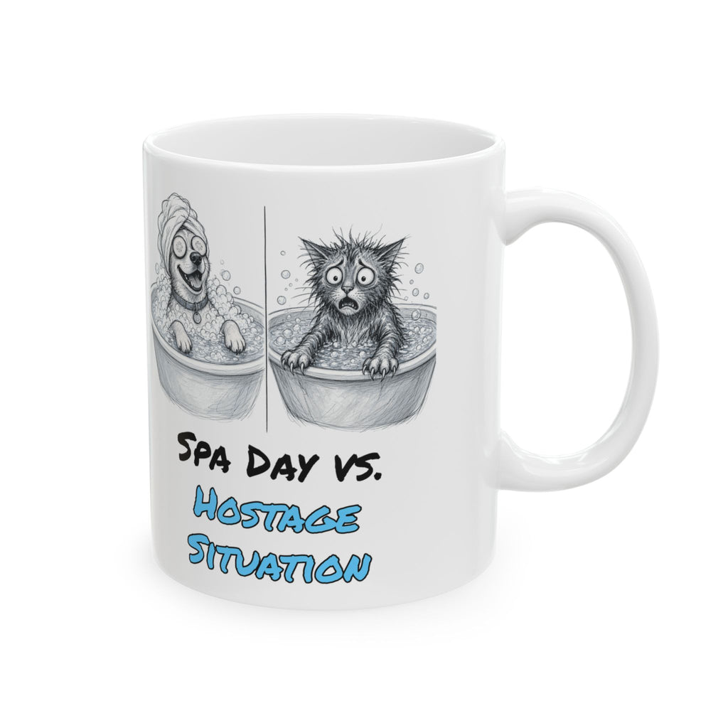 Spa Day vs. Hostage Situation Mug