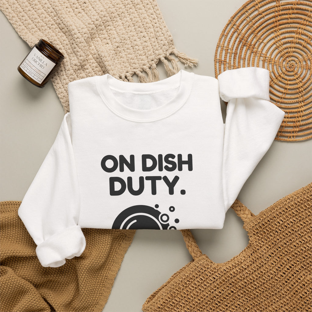 On Dish Duty Crewneck Sweatshirt (Light)