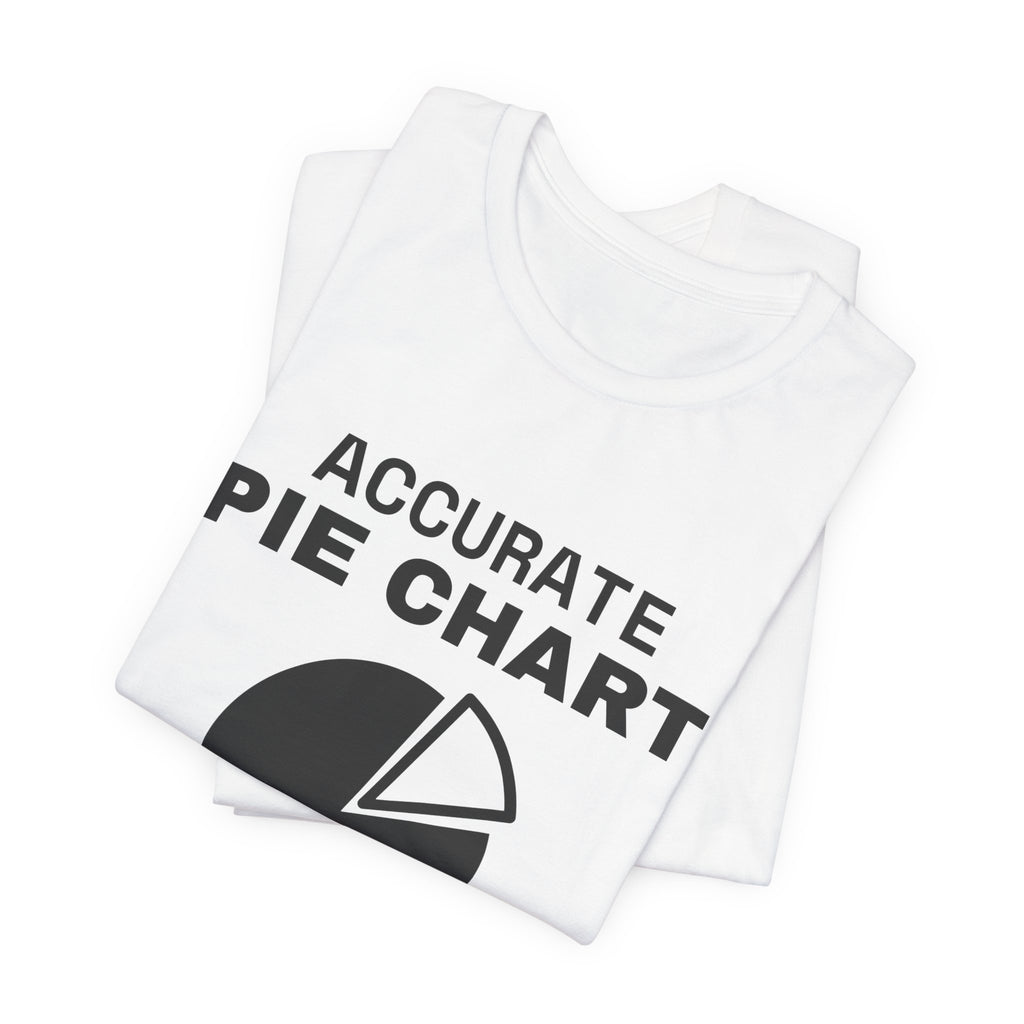 Accurate Pie Chart Tee (Light)