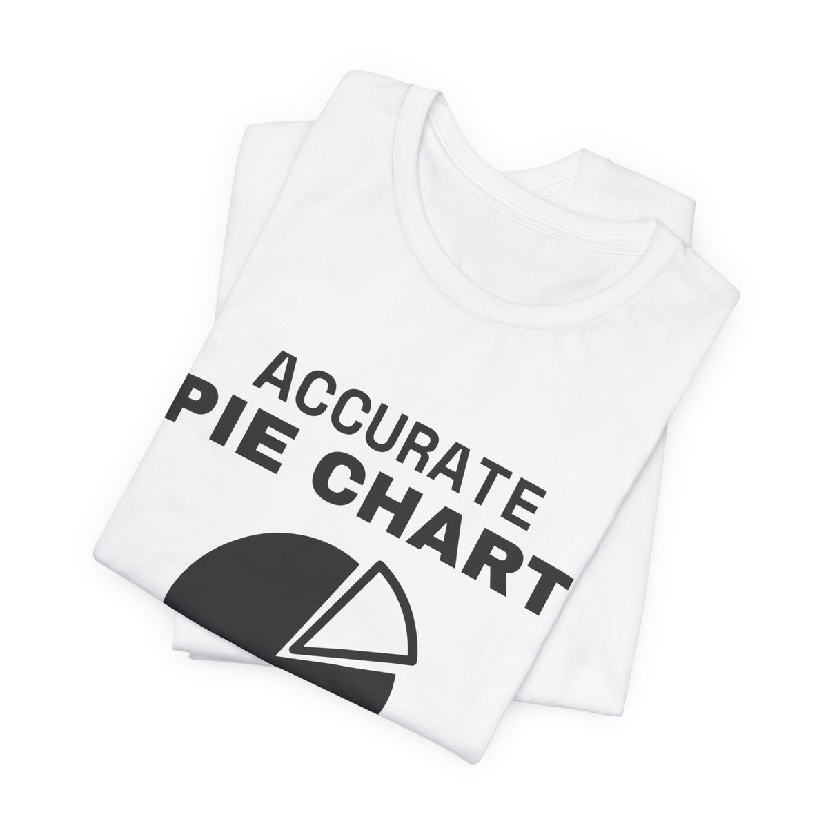 Accurate Pie Chart Tee (Light)